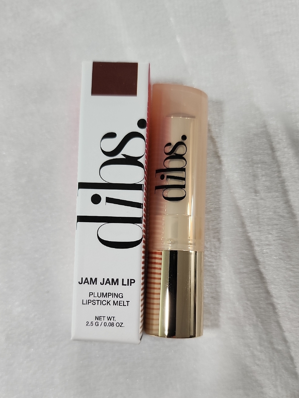 Dibs Jam Jam Lip Plumping Lipstick Melt. First Date